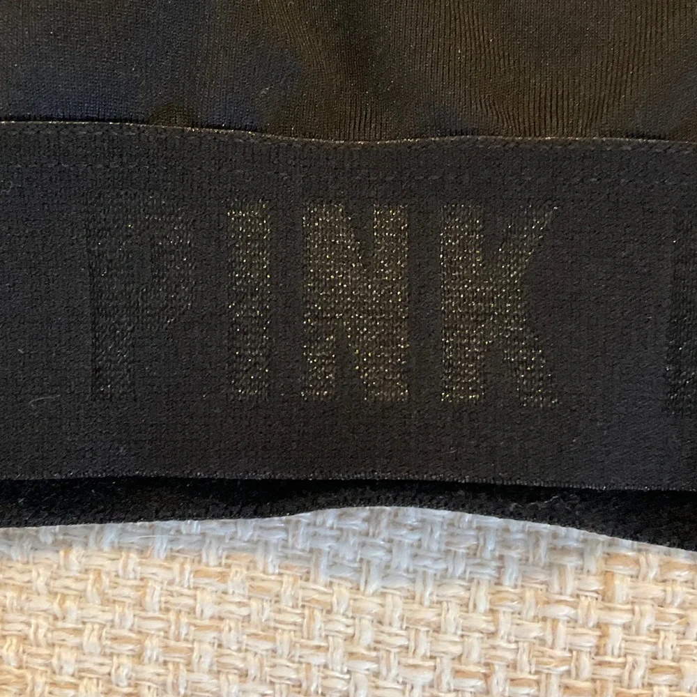PINK Victoria's Secret Black Seamless Bra